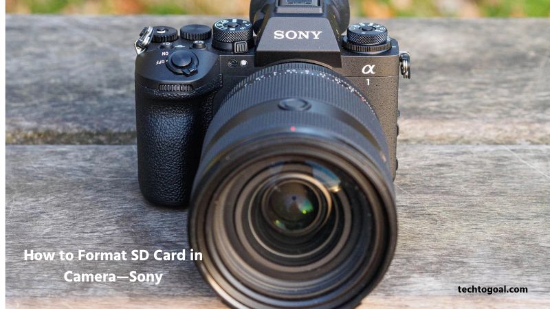 How to Format SD Card in Camera—Sony