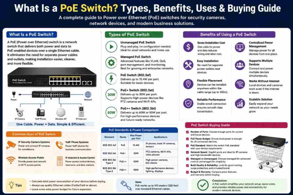 What Is a PoE Switch