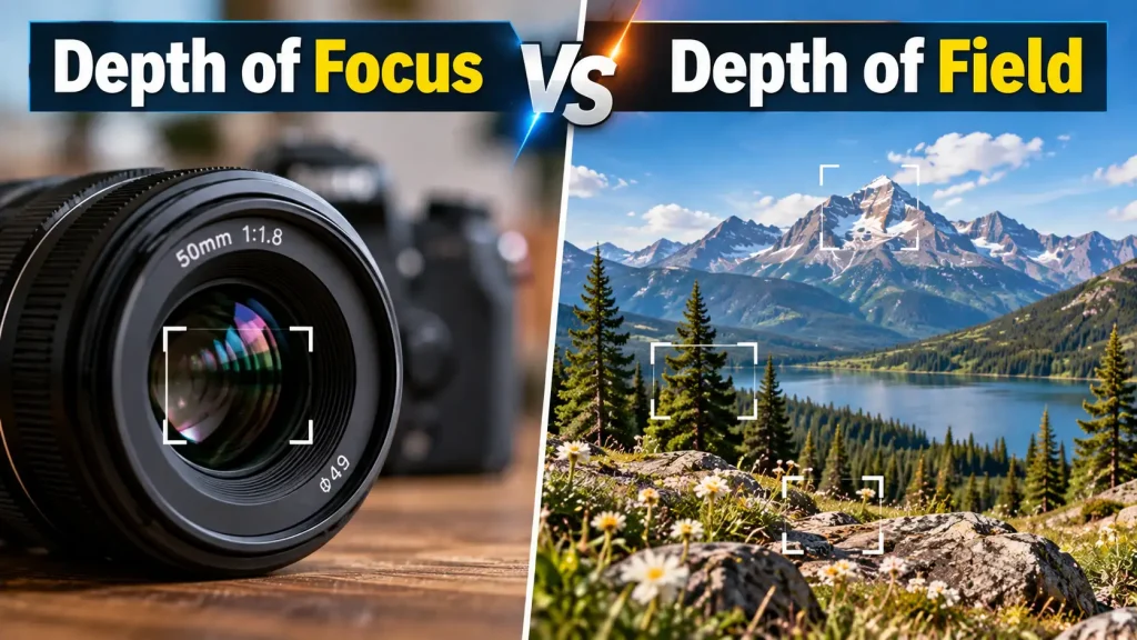 Depth of Focus vs Depth of Field