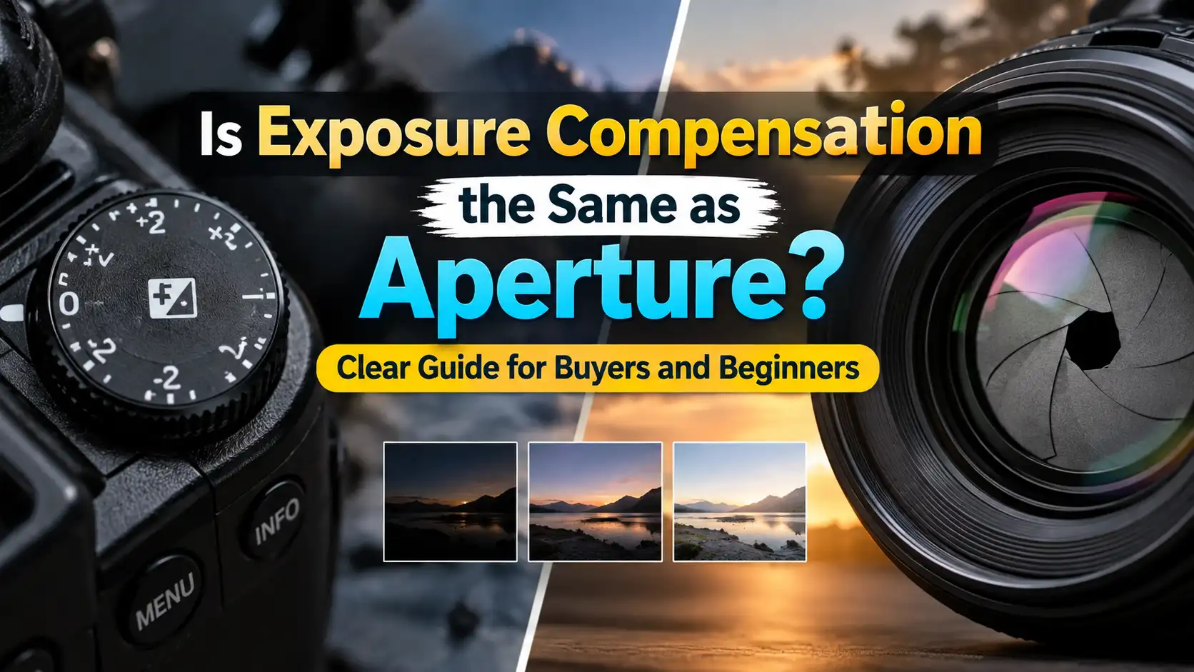 Is Exposure Compensation the Same as Aperture