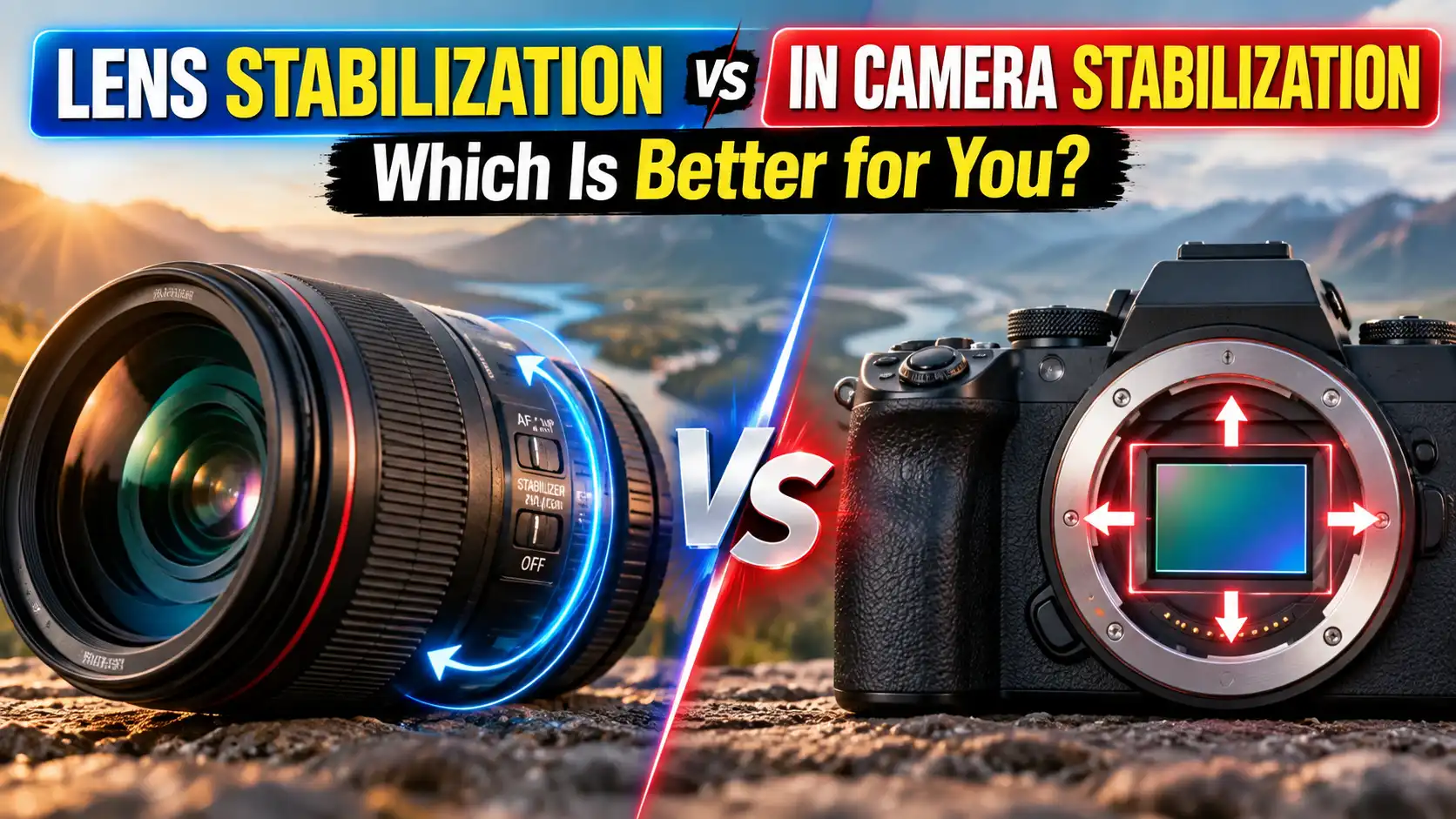 Lens Stabilization vs In Camera Stabilization