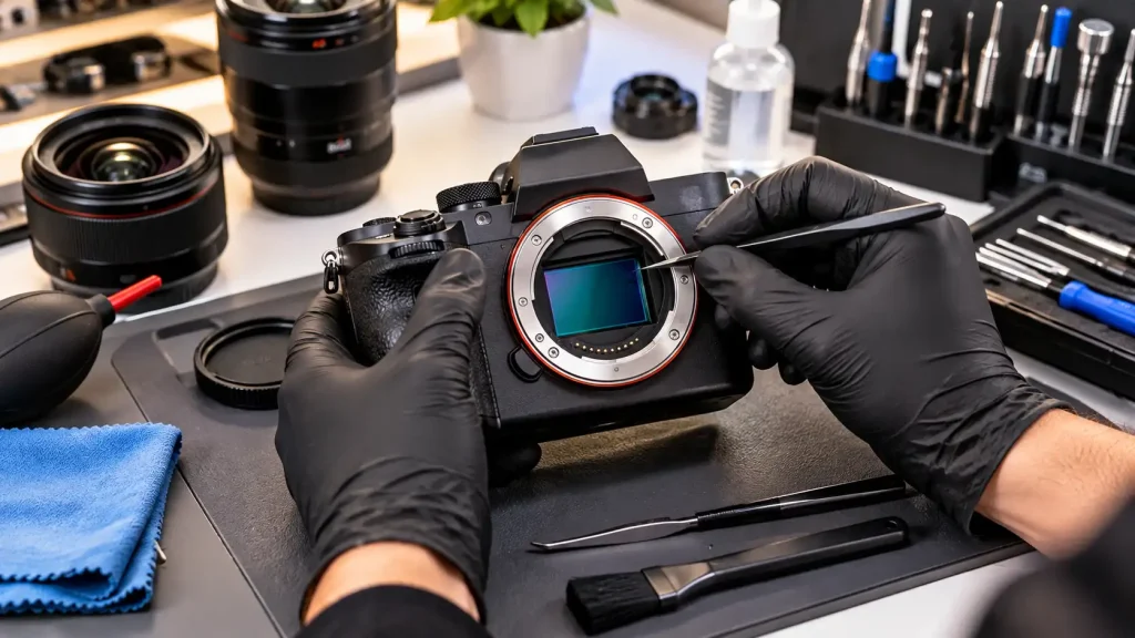 professional camera service center fixing stabilization